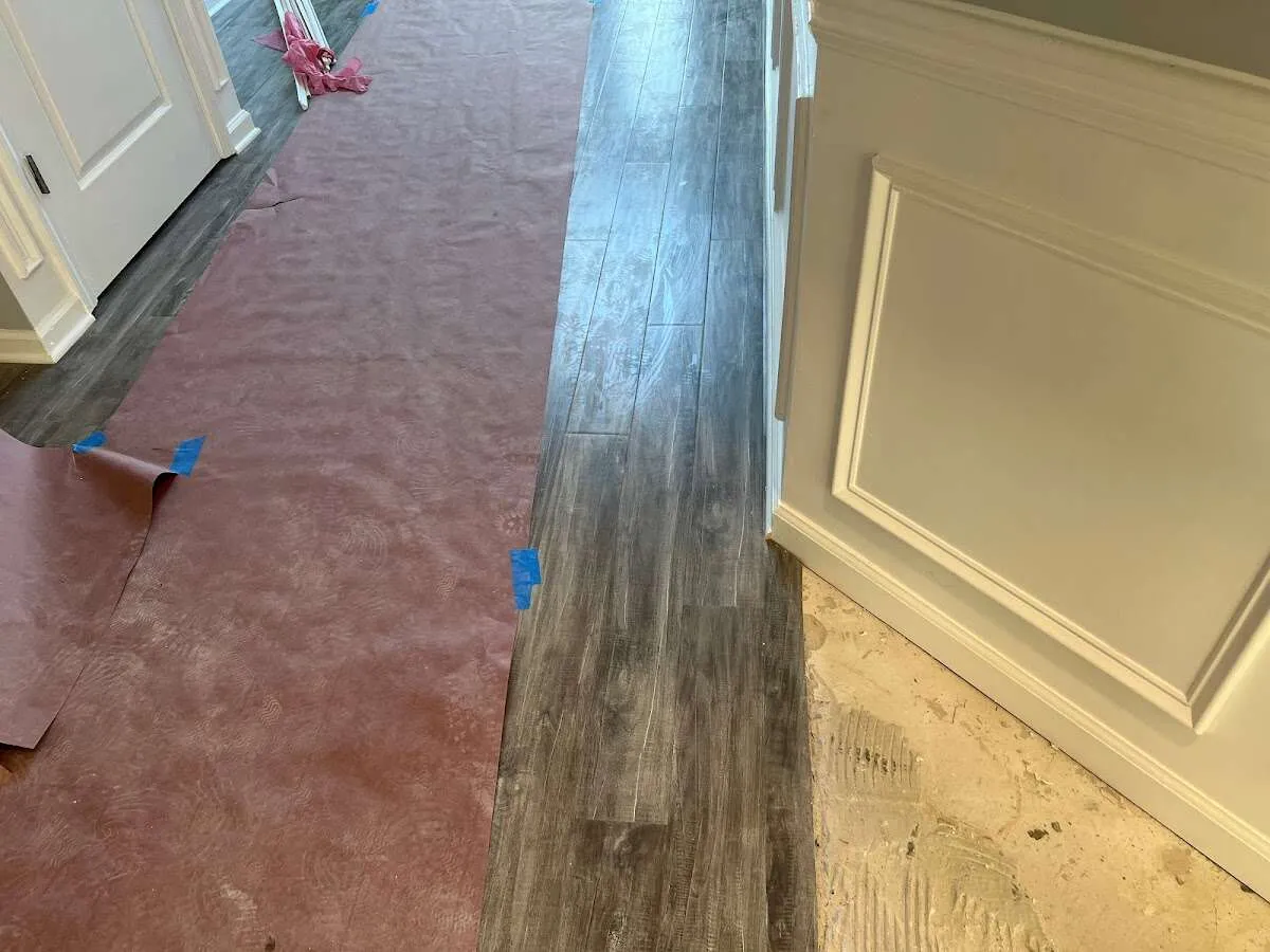 Completed marble shower restoration in Hidden Valley